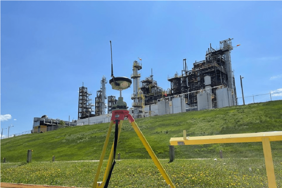 oil and gas survey for construction in alberta