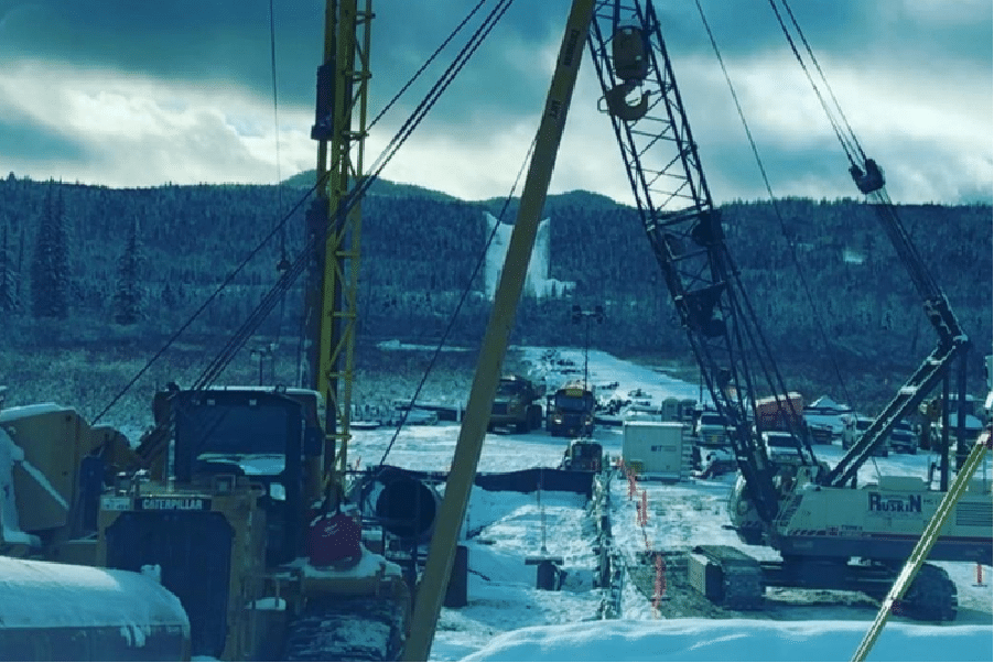 pipeline trenchless crossing survey northern british columbia